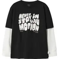 Name it Camisola 'NKMNASIM' preto / branco