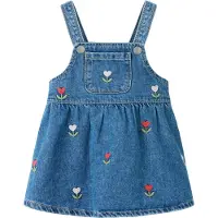 Name it Vestido 'NBFMALO' azul ganga / verde claro / vermelho vivo / branco