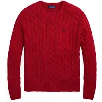 Ralph Lauren Pullover 'DRIVER' vermelho cereja