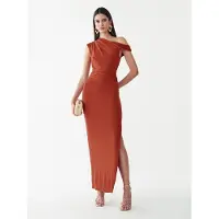 BWLDR Vestido 'FREYA' castanho