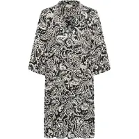 Kaffe Vestido 'KAEllen' ecru / preto