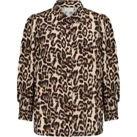 Kaffe Blusa 'Pedra' bege / castanho / preto