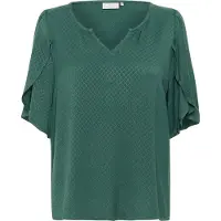 Kaffe Blusa 'KA Mona' verde escuro