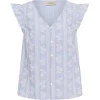 Cream Blusa 'CRAmmeli' azul pombo / branco