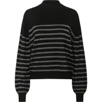 Kaffe Pullover 'KALizz' preto / prata