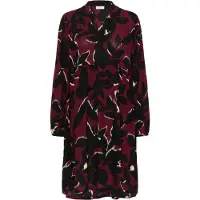 Kaffe Vestido 'KALisette' baga / preto / branco lã