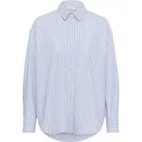 Kaffe Blusa 'KAAster' azul claro / cinzento / branco