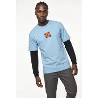 Santa Cruz Camisa 'Camiseta azul screaming hibiscus front tee' azul