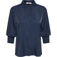 Cream Blusa 'Nola' navy