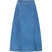 Fransa Saia azul ganga