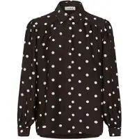Soaked in luxury Blusa 'Idola Ebba' mocha / branco