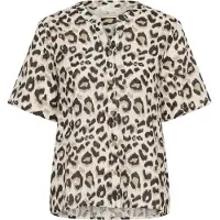 Cream Blusa 'CRBellis' bege claro / cappuccino / castanho escuro