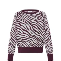 B.young Pullover bordeaux / branco
