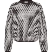 B.young Pullover castanho / branco