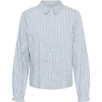 Cream Blusa azul claro