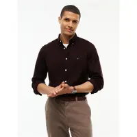 Tommy Hilfiger Camisa 'Flex' chocolate