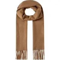 Hackett London para homem. HM0400108 Cachecol Solid Patch Cash bege (OSFA), Casual, Clássico, Casimira