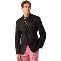 Hackett London para homem. HM4400223 Casaco Performance Flannel castanho (46/32), Marrom, Casual, Lã, Clássico
