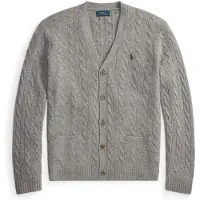 Ralph Lauren para homem. 710B22611003 Cardigã de lã e caxemira cinza (M), Casual