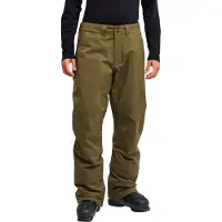 Quiksilver - Calças ski - Estate 10K Pant Grape Leaf para Homem - Tamanho S - Caqui