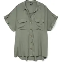 Vero Moda Camisa De Manga Curta Bumpy