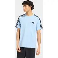 Adidas Camisa funcionais 'Essentials' azul claro / preto