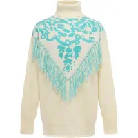 IZIA Pullover creme / turquesa