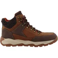 Tom Tailor Botas com atacadores castanho / conhaque