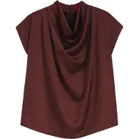 HUGO Blusa 'Casmena-1' castanho escuro