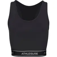 LASCANA Top desportivo cinzento claro / preto