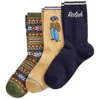 Ralph Lauren Meias navy / cappuccino / verde escuro / vermelho