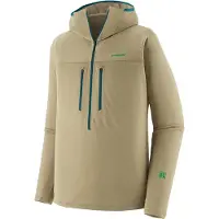 Patagonia - Polares - M's R1 Ultralight Hoody Weathered Stone para Homem - Tamanho L - Cinzento