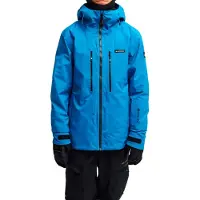 Quiksilver - Casacos ski - Pro Path Stretch Gore-Tex Jacket Seaport para Homem - Tamanho L - Azul