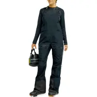 Roxy - Calças ski mulher - Gore-Tex Lunalite 3L Bib Pant True Black para Mulher - Tamanho M - Preto