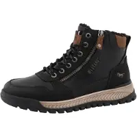 Mustang Botas com atacadores castanho / preto