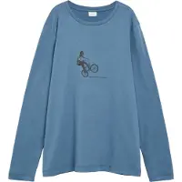 s.Oliver Camisola azul / cinzento / preto
