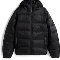 Tommy Hilfiger Casaco de inverno cinzento escuro / preto