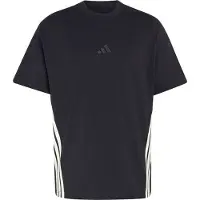Adidas Camisa funcionais preto / branco