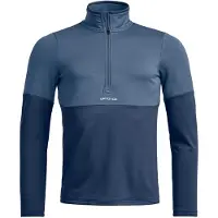 Ortovox - Polares - Fleece Light Zip Neck M Blue Nunatak para Homem - Tamanho S - Navy