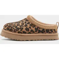 Ugg unisex para criança. 1183570K Pantufas de Pele Tazz Spotted castanho (35), Couro, Bege, Plano, Nenhum, Homewear, moda infantil