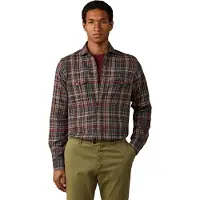 Hackett London para homem. HM3010897 camisa de flanela xadrez country fit clássico multicolor (XS), Casual, Algodão, Manga comprida
