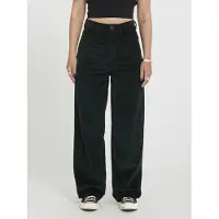 Volcom - Calças mulher - Weellow II Corduroy Pant W Scarab para Mulher - Tamanho 29 US - Verde