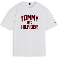 Tommy Hilfiger Camisola vermelho escuro / offwhite