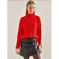 Bianco Lucci Pullover 'Pullover' vermelho