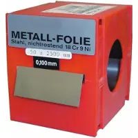 Vogel's Rolo De Fita De Aço Inox Calibrada 2.5 M X 50 Mm 0.1 Mm