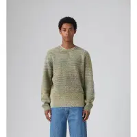 Levi's para homem. 003B6-0012 Jersey Presidio Bouclé verde (L), Casual, Acrílico, Manga comprida