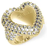 GUESS Anel Beloved Pave Heart