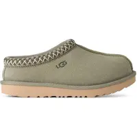 Ugg unisex para criança. 1019066K Sapatilhas de pele Tasman II verde (31), Plano, Camurça, Nenhum, Homewear, moda infantil