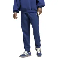 Adidas Calças de desporto 'Essentials' azul escuro / branco