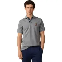 Hackett London para homem. HM5600238 Polo Harry cinzento (M), Casual, Cinza, Algodão, Manga curta